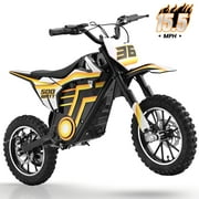 QEASET 36 V MINI Electric Dirt Rocket, 500 W Motorized Dirt Bikes, 15 MPH Off-Road Ride with Dual Suspension, Red