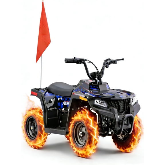 Arshin 36V Electric 4-Wheeler ATV - Twist-Grip Variable-Speed Acceleration Control, Hand-Operated Disc Brake,Age 13+
