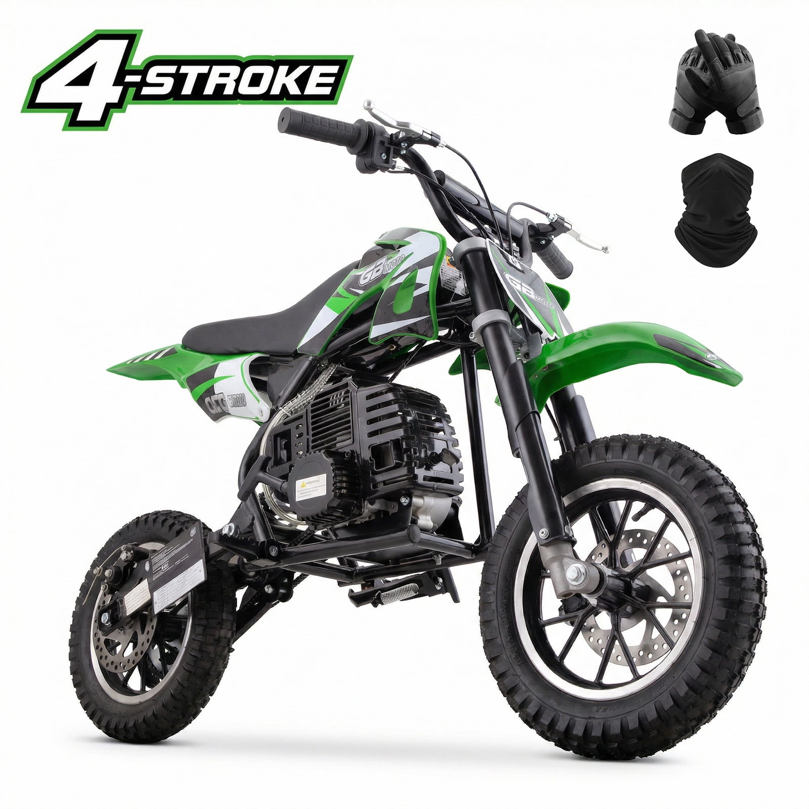 QEASET 39CC 4-Stroke Mini Bike, Up to 20 MPH, Ages 13+, Off-Road
