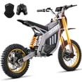 thumbnail image 1 of QEASET Dirt Bike DZ009 Electric-Powered Dirt Bike - Peak-3000W 48V 30AH Teens Adults Electric Dirt Bike, Max 42Mph, White for 16+, 1 of 9