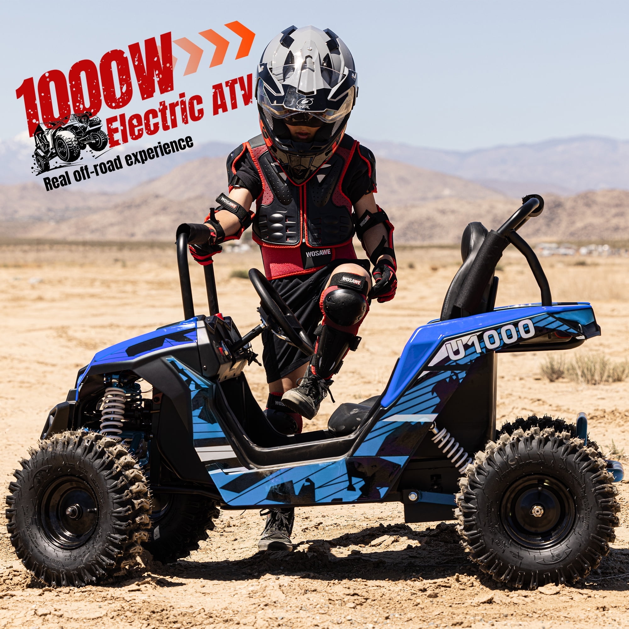 Walmart daily deals:  Walmart Black Friday Deals 2025 - QEASET 48V UTV Electric Off-Road Vehicle for Adults, 3-Speed with Safety Lock, Shock Absorbers, Disc Brakes, Steel Frame & Adjustable Seat – All-Terrain Side-by-Side(Blue)