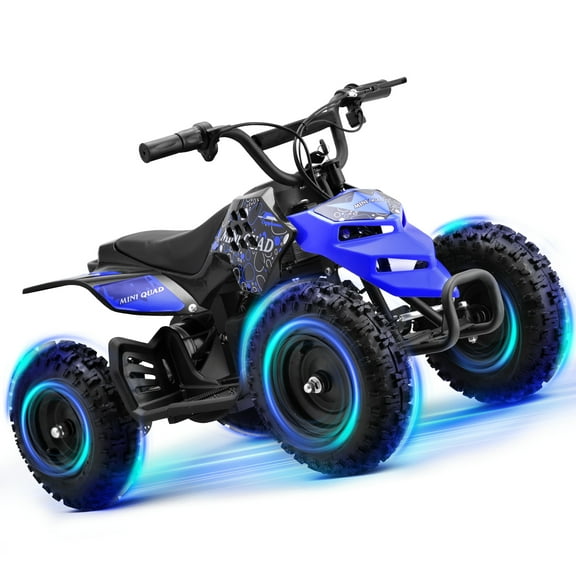 QEASET Dino-Camo 500W Outdoor Ride-On – 9mph Speed, Dual 12V Power, 120lb Capacity,Blue