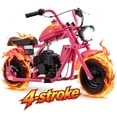 thumbnail image 1 of Arshin 40cc Gas Dirt Bike,20 MPH Mini Pit Bike with Off-Road Tires & Disc Brakes,Soft Spring Seat,160 Lbs Max Load,4-stroke(Pink), 1 of 8