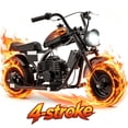 thumbnail image 1 of Arshin 40cc Gas Dirt Bike,20 MPH Mini Pit Bike with Off-Road Tires & Disc Brakes,Soft Spring Seat,160 Lbs Max Load,4-stroke(Black), 1 of 8