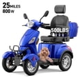 thumbnail image 1 of Arshin Heavy Duty 4 Wheel Mobility Scooters for Seniors & Adults 500lbs Capacity,800W All Terrain Electric Recreational Scooter, 1 of 18