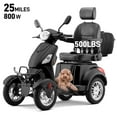 thumbnail image 1 of Arshin Heavy Duty 4 Wheel Mobility Scooters for Seniors & Adults 500lbs Capacity,800W All Terrain Electric Recreational Scooter, 1 of 16