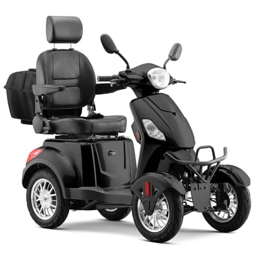 Arshin Heavy Duty 4 Wheel Mobility Scooters for Seniors & Adults 500lbs Capacity,800W All Terrain Electric Recreational Scooter