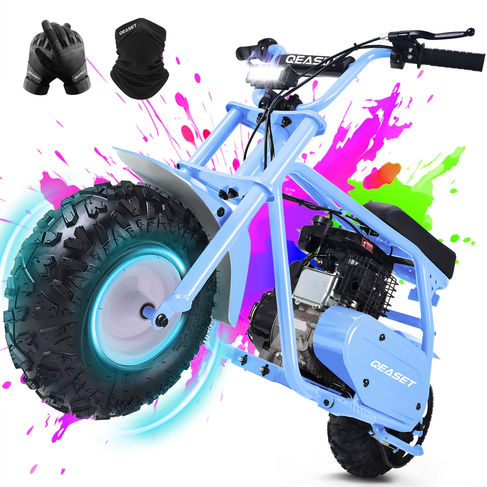 BABYL メタトモＴ MotoTec MT-DB 50cc Demon Kids Gas Dirt Bike - White for sale