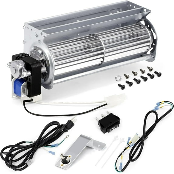 QEB100 Blower Fan for ProCom and Duluth Forge Fireplaces and Stoves, Model QEB100 Fireplace Blower Fan for Cedar Ridge, Procom Heating Ventless Gas Fireplace