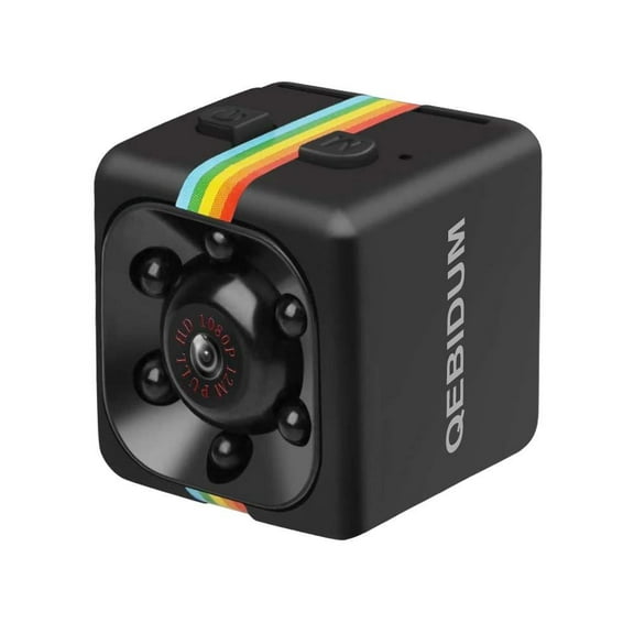 QEBIDUM DV SQ11 Outdoor Indoor Office 1080p HD Mini Spy Camera with Motion Detection, Black
