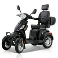 thumbnail image 1 of QEEKA 4-Wheel Mobility Scooter with Electric Powered Chair, 800W for Travel, Long Range Battery & Remote Key, Black, 500lb Limit, 1 of 10