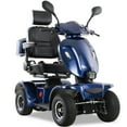thumbnail image 1 of QEEKA Heavy Duty 4 Wheel Electric Mobility Scooter for Seniors & Adults,All Terrain,1000W Brushless Motor,33 Miles Long Range,Sapphire Blue, 1 of 8