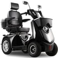 thumbnail image 1 of QEEKA Heavy-Duty 4 Wheel Mobility Scooter for Adults & Seniors,1000W Motor, 500 LBS Weight Capacity,Black, 1 of 7