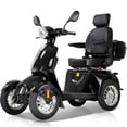 thumbnail image 1 of QEEKA Heavy-Duty All Terrain 4-Wheel Mobility Scooter, Black, 500 lb Limit, 1 of 8