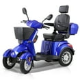 thumbnail image 1 of QEEKA All Terrain Mobility Scooter,500lbs Capacity - 800W,Handicap Scooter for Seniors & Adults,Blue, 1 of 11