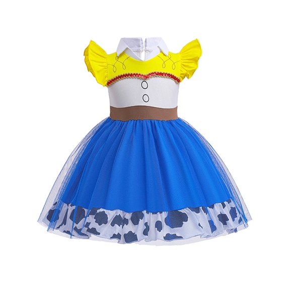 QEFJNO 1-6Y Princess Dress for Girls Birthday Gift Christmas Halloween Fancy Party Dress