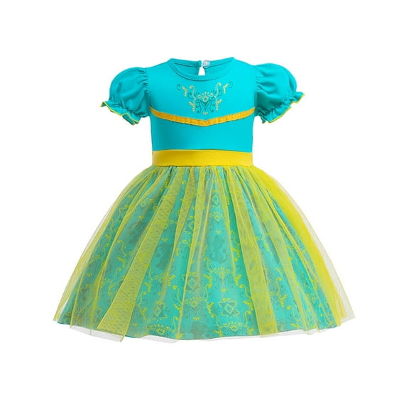 QEFJNO 1-6Y Princess Tulle Dress for Girls Birthday Gift Christmas Halloween Party Dress