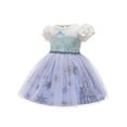 thumbnail image 1 of QEFJNO 1-6T Toddler Kids Girls Princess Dress Up Clothes Baby Girls Formal Birthday Halloween Christmas Tulle Dresses, 1 of 10
