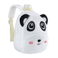 thumbnail image 1 of QEFJNO 10" Toddler Backpack Kids Panda Soft Plush Bag Mini Travel Bag for Girl Boy 2-5Y, 1 of 8