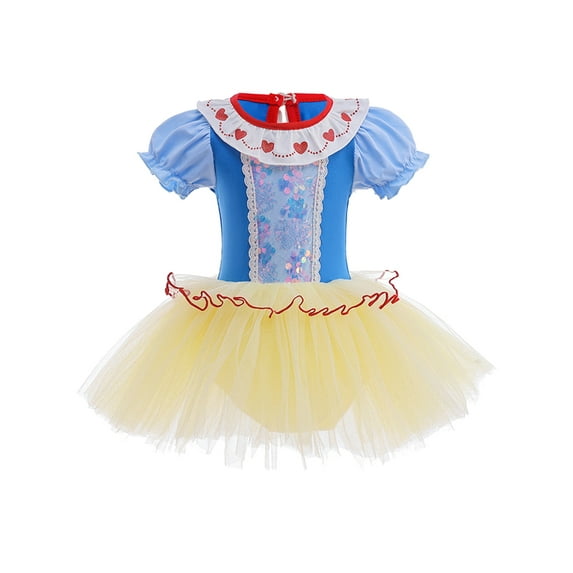 QEFJNO 2-9Y Ballet Tutu Dress Toddler Kids Girls Princess Tulle Skirt Leotards Ballerina Outfit Dance Dress
