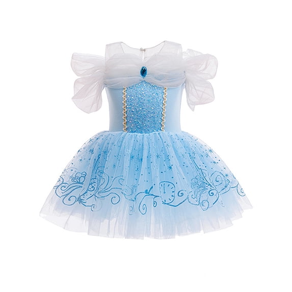 QEFJNO 2-9Y Ballet Tutu Dress Toddler Kids Girls Princess Tulle Skirt Leotards Ballerina Outfit Dance Dress
