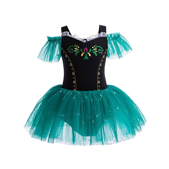 QEFJNO 2-9Y Ballet Tutu Dress Toddler Kids Girls Princess Tulle Skirt Leotards Ballerina Outfit Dance Dress