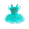 thumbnail image 1 of QEFJNO 3-8Y Big Girls Leotards Ballet Dance Dress Kids Ballerina Tutu Dresses Princess Dress Up, 1 of 9