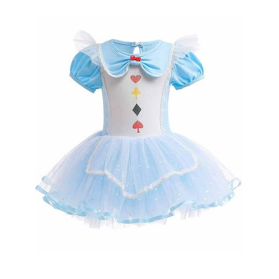 QEFJNO 3-8Y Little Girls Leotards Ballet Dance Dress Kids Ballerina Tutu Dresses Princess Dress Up