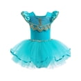 thumbnail image 1 of QEFJNO 3-8Y Little Girls Princess Leotards Ballet Dance Dress Kids Sequins Ballerina Tutu Dresses, 1 of 7