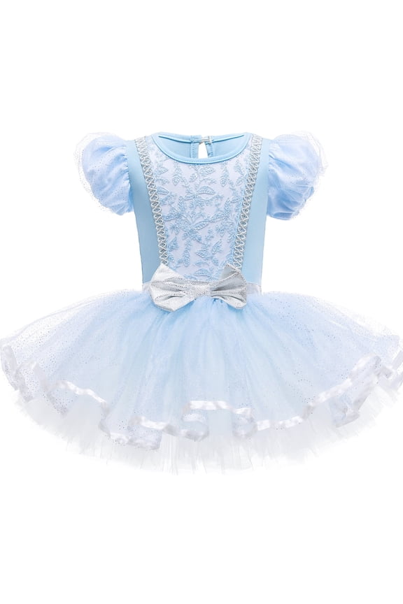 3-8Y Toddler Girls Princess Leotards Ballet Dance Dress Kids Ballerina Tutu Dresses