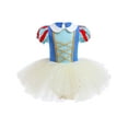 thumbnail image 1 of QEFJNO 3-8Y Toddler Girls Snow Princess Leotards Ballet Dance Dress Kids Ballerina Tutu Dresses, 1 of 8