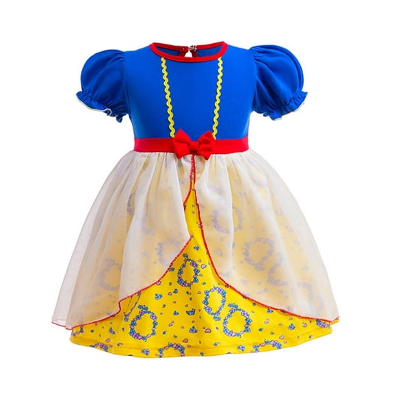 QEFJNO Toddler Kids Girls Princess Dress Tulle Wedding Formal Birthday Dresses Photo Shoot Dress for 1-6T