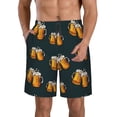 thumbnail image 1 of QEKEE dwsignname Mens Casual Shorts - Drawstring Summer Beach Stretch Sports Shorts, 1 of 9