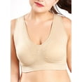 thumbnail image 1 of QELUSQELUS Women Seamless High Stretch Shockproof Perspiration Solid Sports Bra, 1 of 2