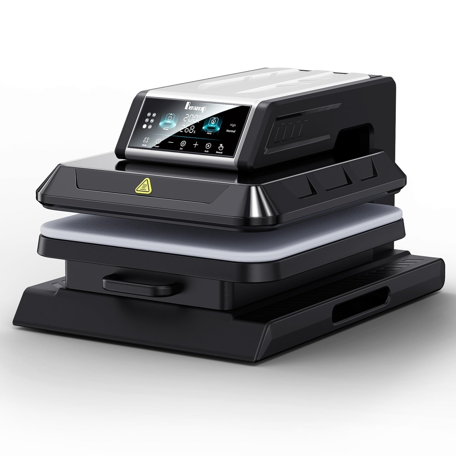 RTB-Benazcap Auto Heat Press Machine for T Shirts-Auto-Release 15x15 Heat Press - Rapid Heating, Even Heat Distribution, Ideal for HTV, Sublimation, Heat Transfer Projects
