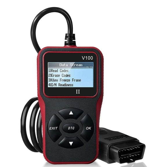 QENASHAING 4-System Car Diagnostic Tool with Live Data, Performs O2 Sensor & EVAP Tests, Portable Scanner for Vehicle Maintenance and Troubleshooting