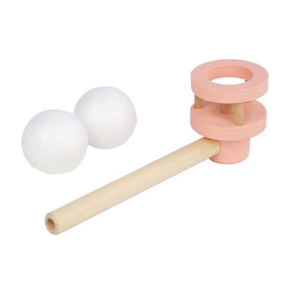 QENASHAING Breath Control Training Toy with 1.38 Inch Ball, Improves Hand-Eye Coordination, Portable Party Game for Kids & Adults