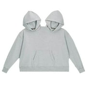 WarmFuPalace Funny Couple Hoodie   Intimate Two Person Sweatshirt   Creative Gift