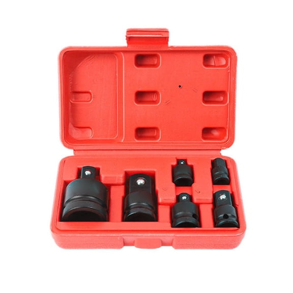 QENASHAING Impact Socket Adapter Set, 3/8" & 1/2" Drive, Spring-Loaded Locking Balls for Secure Fit, For Use with Pneumatic Impact Wrenches and Ratchets