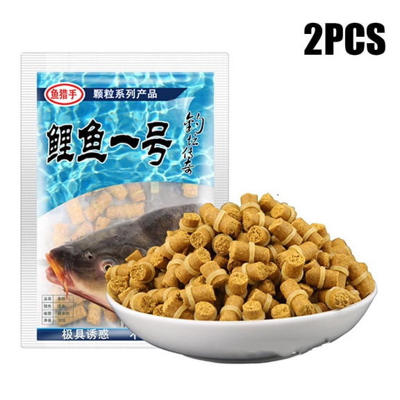 QENASHAING Rubber Band Fishing Pellets, 0.88 oz Bags, Powerful Long-Lasting Fish Attractant, for All-Season Freshwater and Saltwater Angling