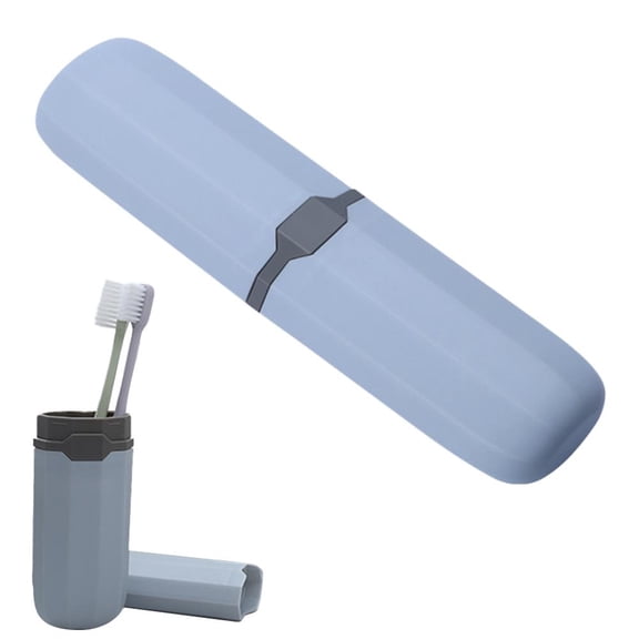 QENASHAING Toothbrush Travel Case, 7.87 x 2.17 in, Waterproof & Dustproof Design, Keeps Toothbrush Clean for Travel, Camping, and Daily Use