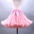 thumbnail image 1 of QENGING Womens Skirt Summer Flare Solid Color Tulle Skirt Dance Ballet Bandage Tutu Skirts Deals, 1 of 3