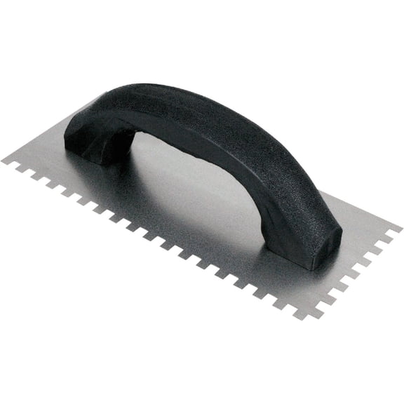 QEP 1/4" x 1/4" x 1/4" Square-Notch Economy Flooring Trowel