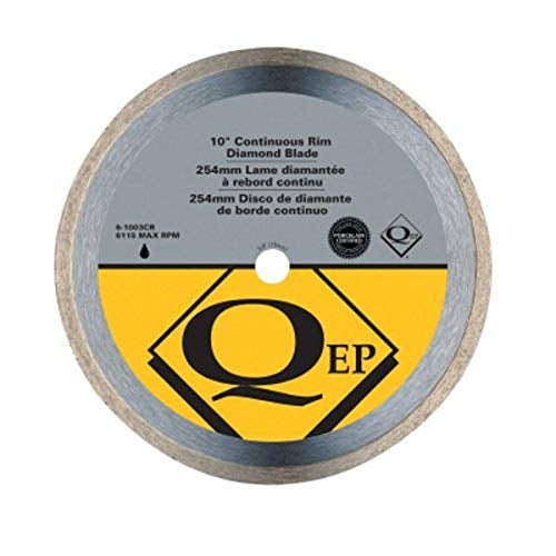QEP 6-1003Q 10 in. Gold Series Diamond Rim Wet Saw Blade