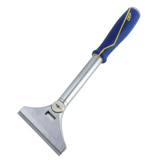 QEP 62920 4 in. Floor and Wall Razor Scraper with 5.25 in. Handle and Stainless Steel Blade