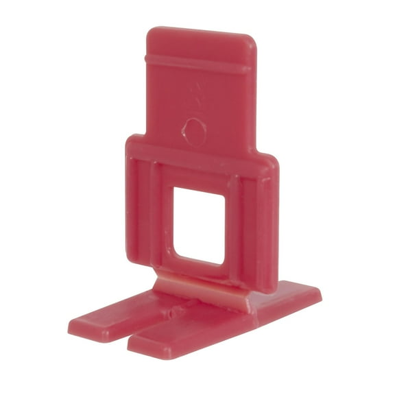 QEP LASH Tile Leveling System Clips Part A - 1/8" Grout - 100 Pack Red