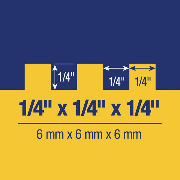 QEP Notched Trowel - Single Pack Residential Use, Standard Application