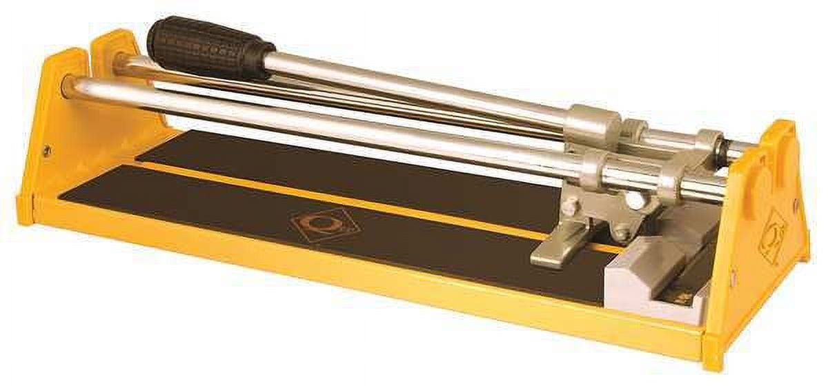 QEP 14 in. Yellow Steel Tile Cutter with Comfort Grip