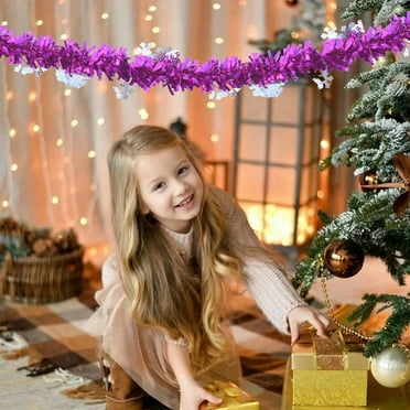QEPWSCX Christmas party Wedding Party Glitter Twist Tinsel Garland Decor Metallic Tinsel for Halloween Thanksgiving Day Fall Christmas Tree Hanging Garland Birthday Indoor Outdoor On Clearance