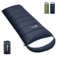 thumbnail image 1 of QEZER Sleeping Bag for Adults, Water-Resistant & Portable, 36°F–61°F Camping Gear, Envelope Design with Compression Sack, Lightweight for Backpacking & Outdoor Activities, 1 of 8
